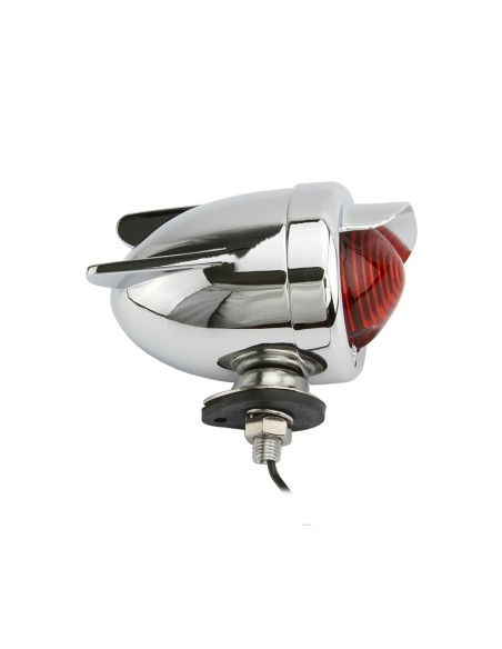 Rear Dummy Light Wings Chrome/Red.